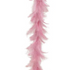 Ghirlandă decorativă din pene roz