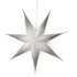 Stea decorativă argintie Crăciun