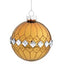 Glob Crăciun auriu din sticlă