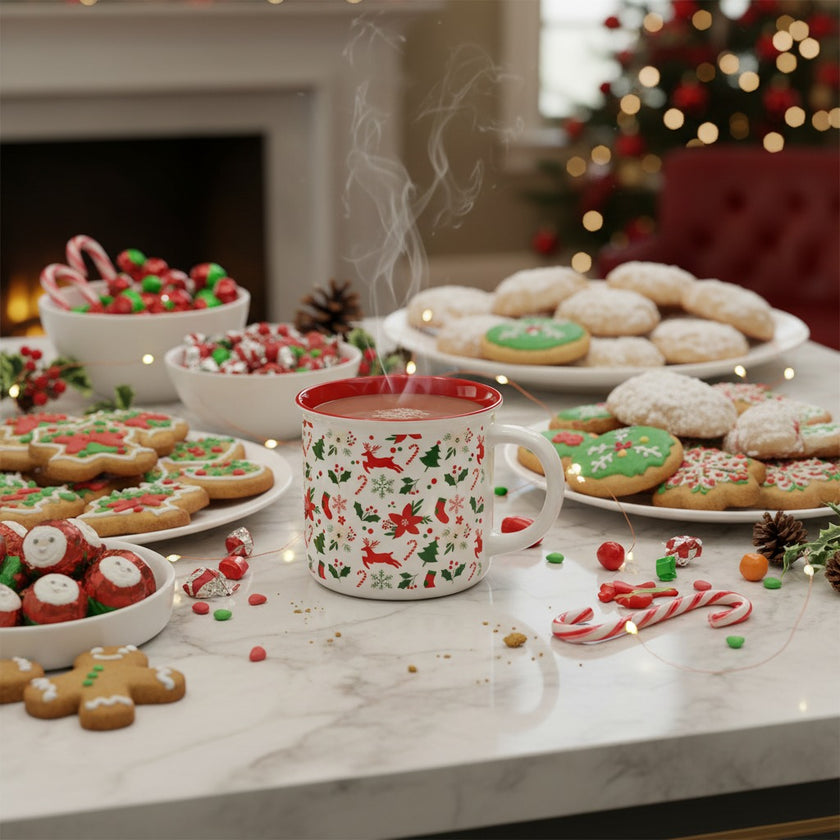 Cană festivă de Crăciun