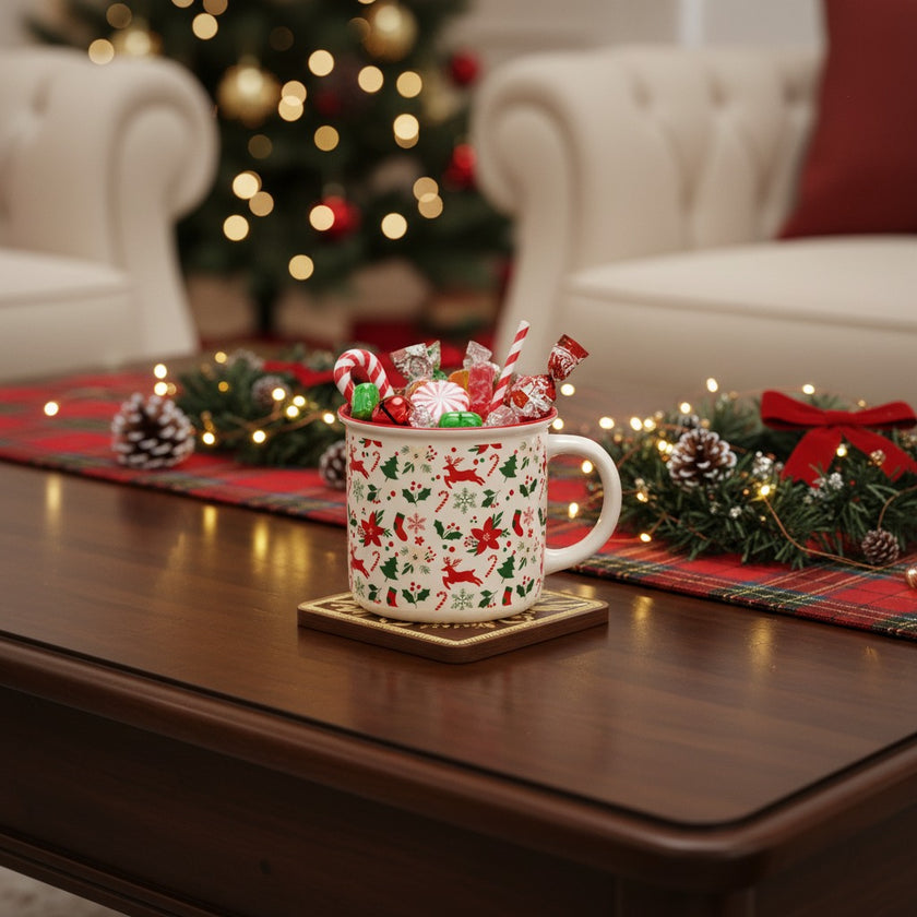 Cană festivă de Crăciun