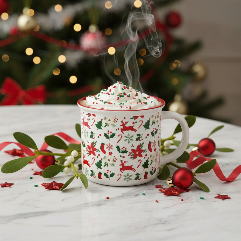 Cană festivă de Crăciun