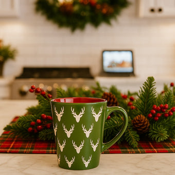 Cană de Crăciun cu reni