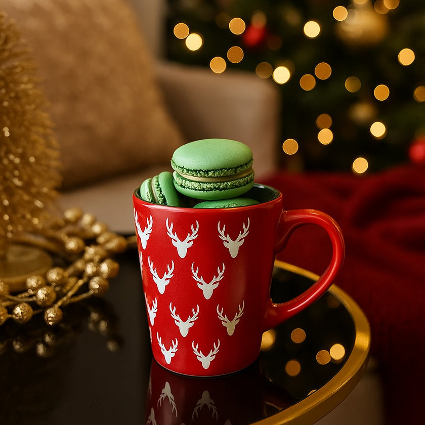 Cană de Crăciun cu reni