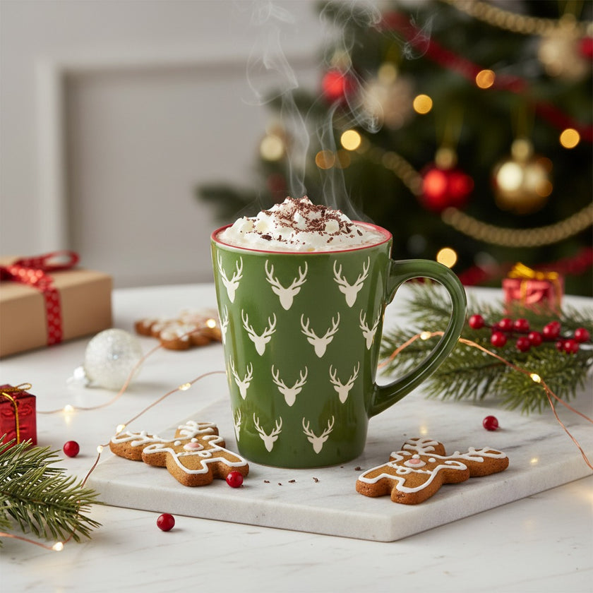 Cană de Crăciun cu reni