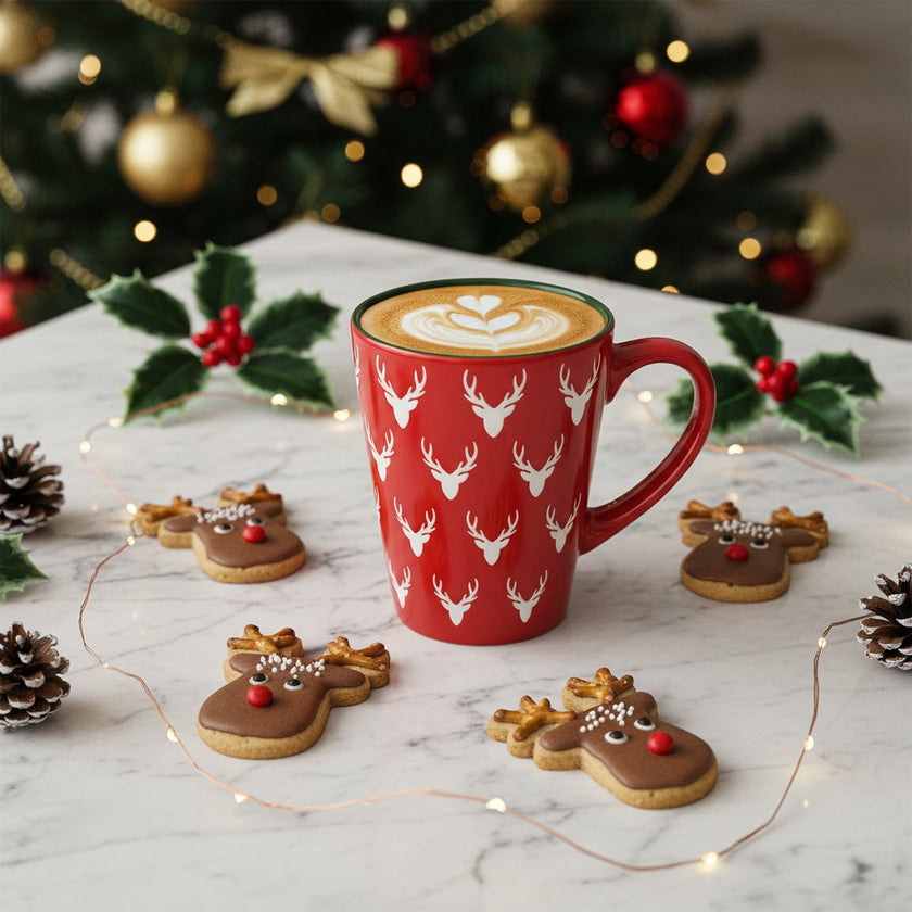 Cană de Crăciun cu reni