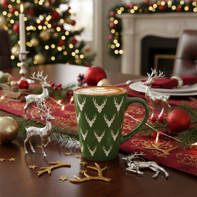 Cană de Crăciun cu reni