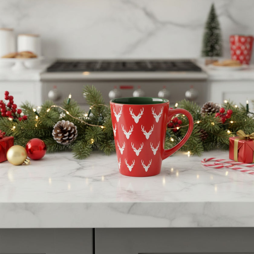 Cană de Crăciun cu reni