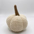 Dovleac decorativ textil bej 15cm