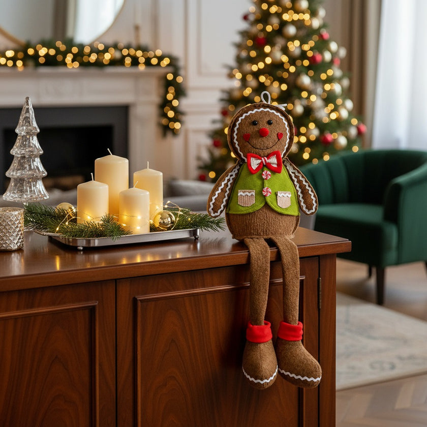 Figurină decorativă turtă dulce verde 52cm