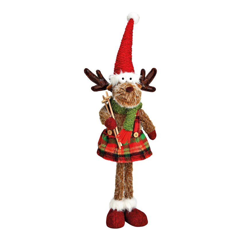 Figurină ren decorativ de Crăciun 58cm