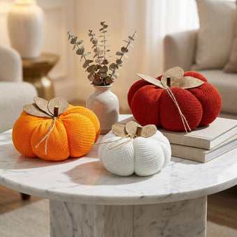 Set 3 dovleci decorativi toamnă