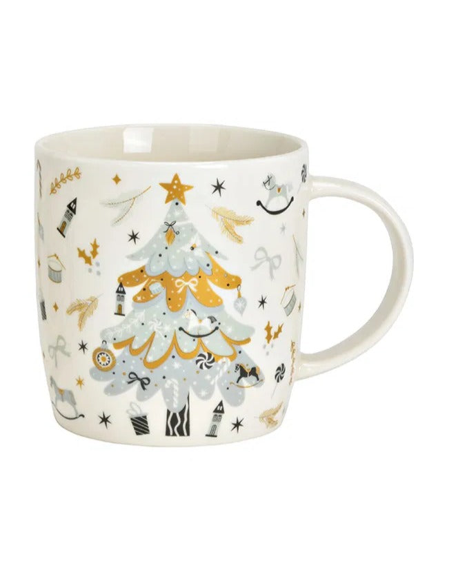 Cană de Crăciun cu brad