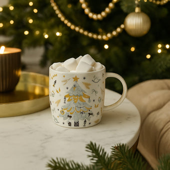 Cană de Crăciun cu brad