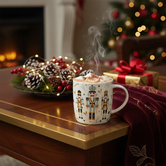 Cană de Crăciun cu Spargători de Nuci