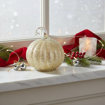 Dovleac decorativ din sticlă