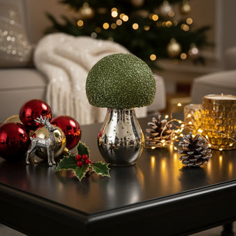 Ciupercă decorativă din sticlă