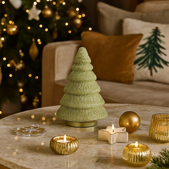 Brad decorativ din sticlă