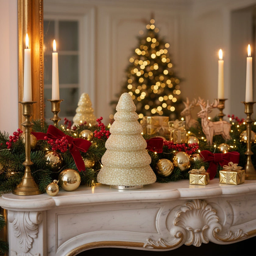 Brad decorativ din sticlă