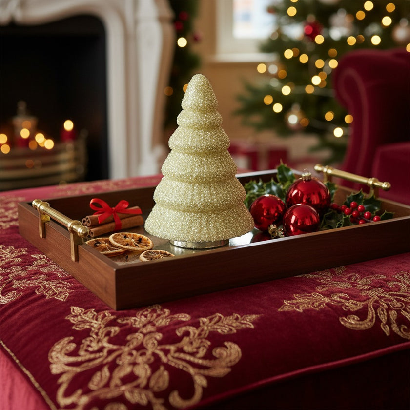 Brad decorativ din sticlă