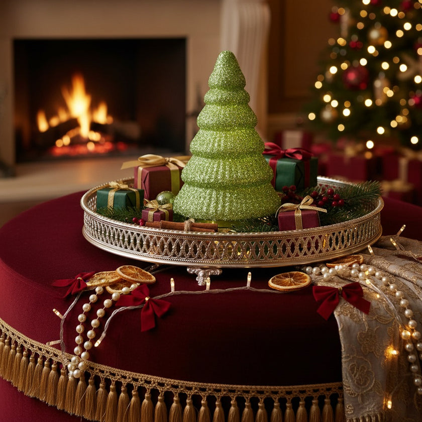 Brad decorativ din sticlă