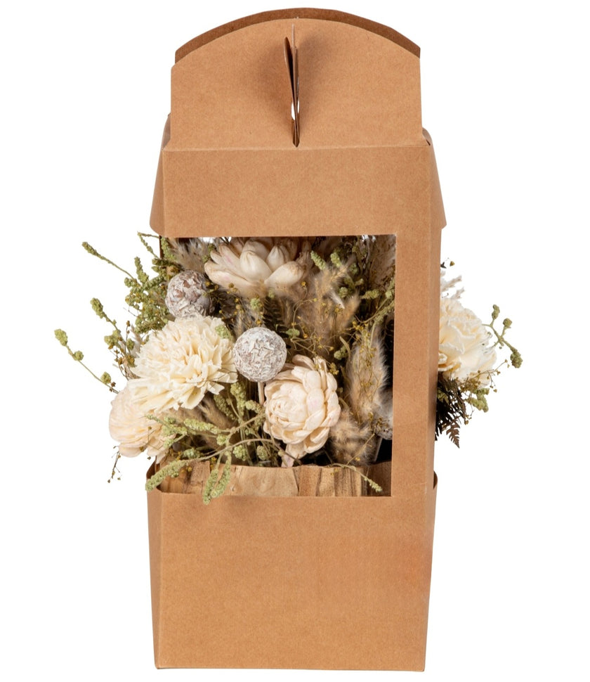 Aranjament decorativ cu flori uscate 37cm