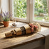 Buchet decorativ cu flori uscate roz