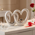 Decorațiune Valentine’s Day două inimi