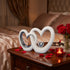 Decorațiune Valentine’s Day două inimi