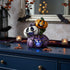 Figurină dovleci de Halloween din ceramică cu LED 15cm