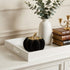 Dovleac decorativ negru catifea 12cm