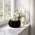Dovleac decorativ negru catifea 12cm