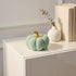 Dovleac decorativ verde catifea 15cm