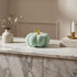 Dovleac decorativ verde catifea 15cm