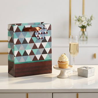 Pungă cadou cu design modern 23cm