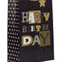 Pungă cadou Happy Birthday cu litere aurii 42cm
