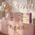 Pungă cadou Happy Birthday mozaic multicolor 32cm