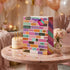 Pungă cadou Happy Birthday mozaic multicolor 32cm