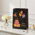Pungă cadou Happy Birthday cu tort și baloane 24cm