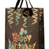 Pungă cadou Happy Birthday confeti 32cm
