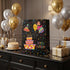 Pungă cadou Happy Birthday cu tort și baloane 32cm