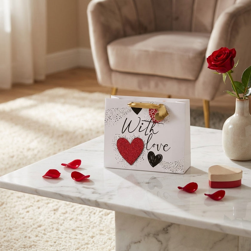 Pungă cadou Valentine's Day 26cm