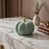Dovleac decorativ verde catifea 19cm