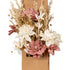 Aranjament decorativ cu flori uscate roz