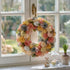 Coroniță de Paște cu trandafiri și ouă decorative 33cm