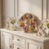 Coroniță de Paște cu trandafiri și ouă decorative 33cm