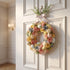 Coroniță de Paște cu trandafiri și ouă decorative 33cm
