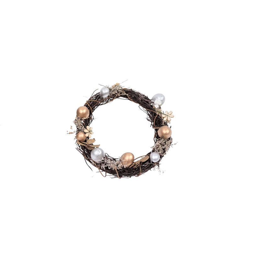 Coroniță de Paște cu ouă decorative 16cm