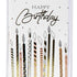 Felicitare Happy Birthday cu lumânări 17cm