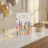 Felicitare Happy Birthday cu lumânări colorate 17cm